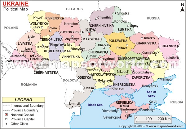 Chernihiv Map Ukraine